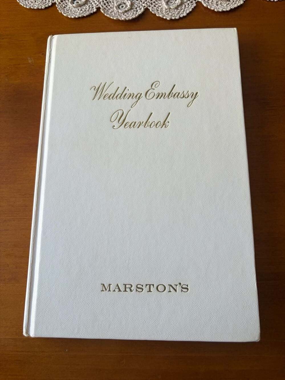 Vintage 1955 Wedding Embassy Yearbook Marston's San Diego Planning Guide Book